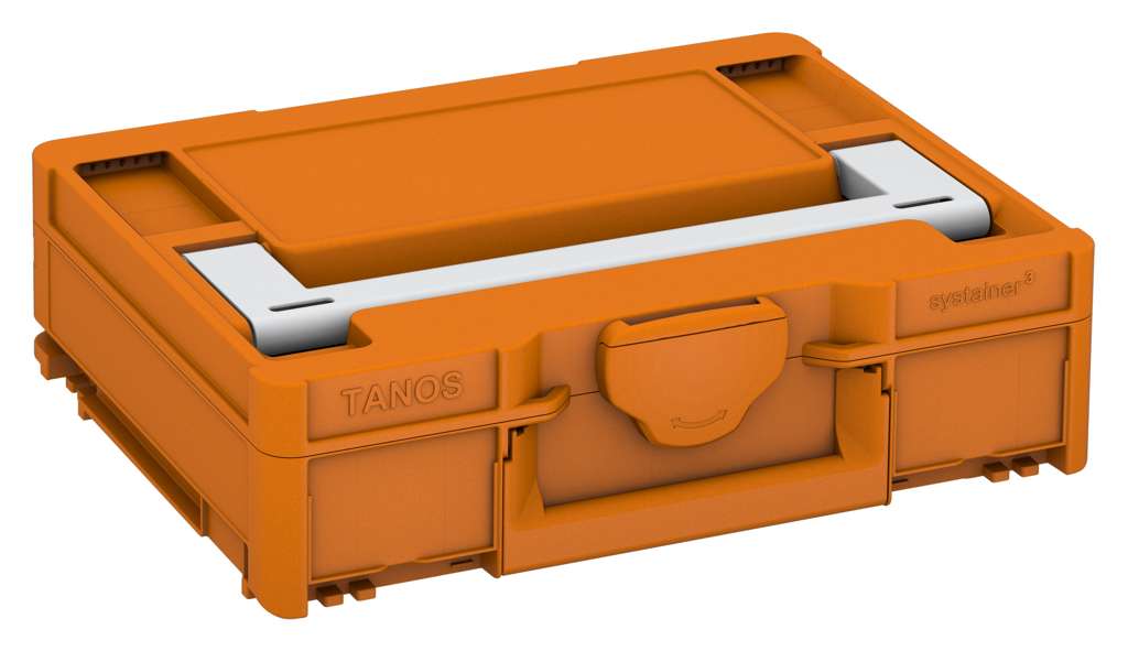 Systainer³ M 112, Deep Orange with Light Grey lid handle