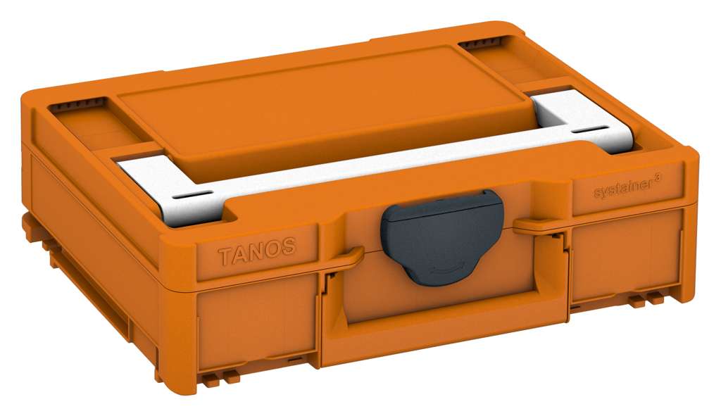 Systainer³ M 112, Deep Orange with White lid handle and Anthracite catches