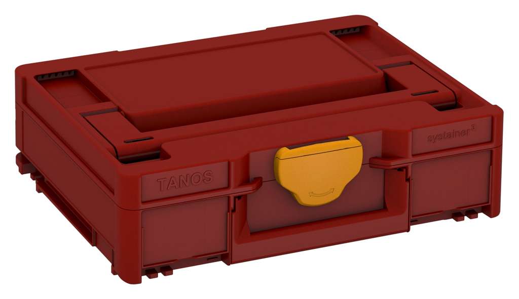 Systainer³ M 112, Carmine Red with Daffodil Yellow catches