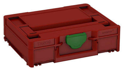 Systainer³ M 112, Carmine Red with Emerald Green catches