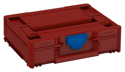 Systainer³ M 112, Carmine Red with Signal Blue catches