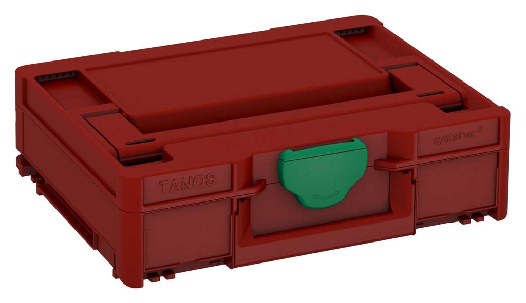 Systainer³ M 112, Carmine Red with Signal Green catches