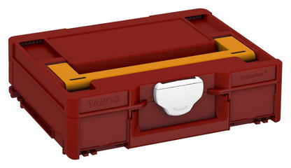 Systainer³ M 112, Carmine Red with Daffodil Yellow lid handle and White catches
