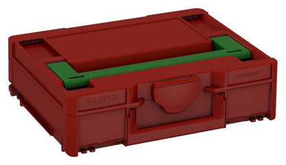 Systainer³ M 112, Carmine Red with Emerald Green lid handle