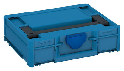 Systainer³ M 112, Sky Blue with Anthracite lid handle and Signal Blue catches