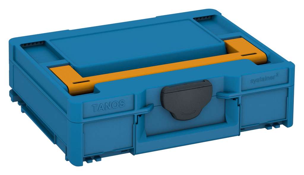 Systainer³ M 112, Sky Blue with Daffodil Yellow lid handle and Anthracite catches