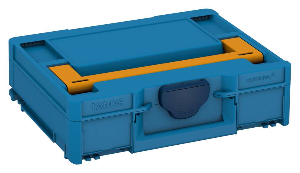 Systainer³ M 112, Sky Blue with Daffodil Yellow lid handle and Sapphire Blue catches