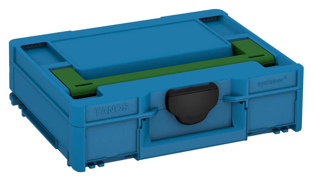 Systainer³ M 112, Sky Blue with Emerald Green lid handle and Black catches