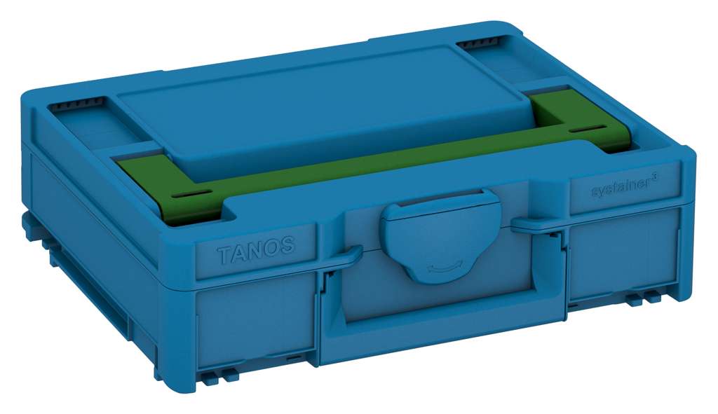 Systainer³ M 112, Sky Blue with Emerald Green lid handle