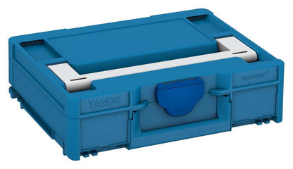 Systainer³ M 112, Sky Blue with Light Grey lid handle and Signal Blue catches
