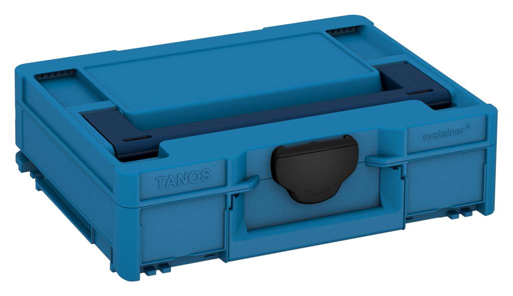 Systainer³ M 112, Sky Blue with Sapphire Blue lid handle and Black catches