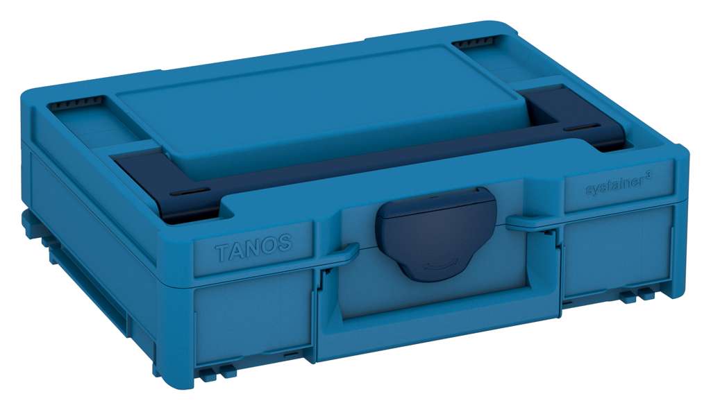 Systainer³ M 112, Sky Blue with Sapphire Blue lid handle and Sapphire Blue catches
