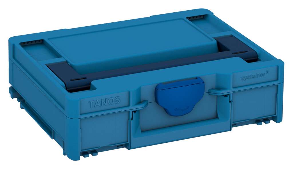 Systainer³ M 112, Sky Blue with Sapphire Blue lid handle and Signal Blue catches