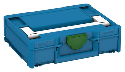 Systainer³ M 112, Sky Blue with White lid handle and Emerald Green catches