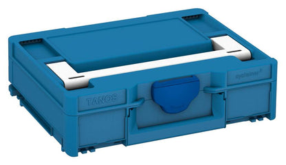 Systainer³ M 112, Sky Blue with White lid handle and Signal Blue catches