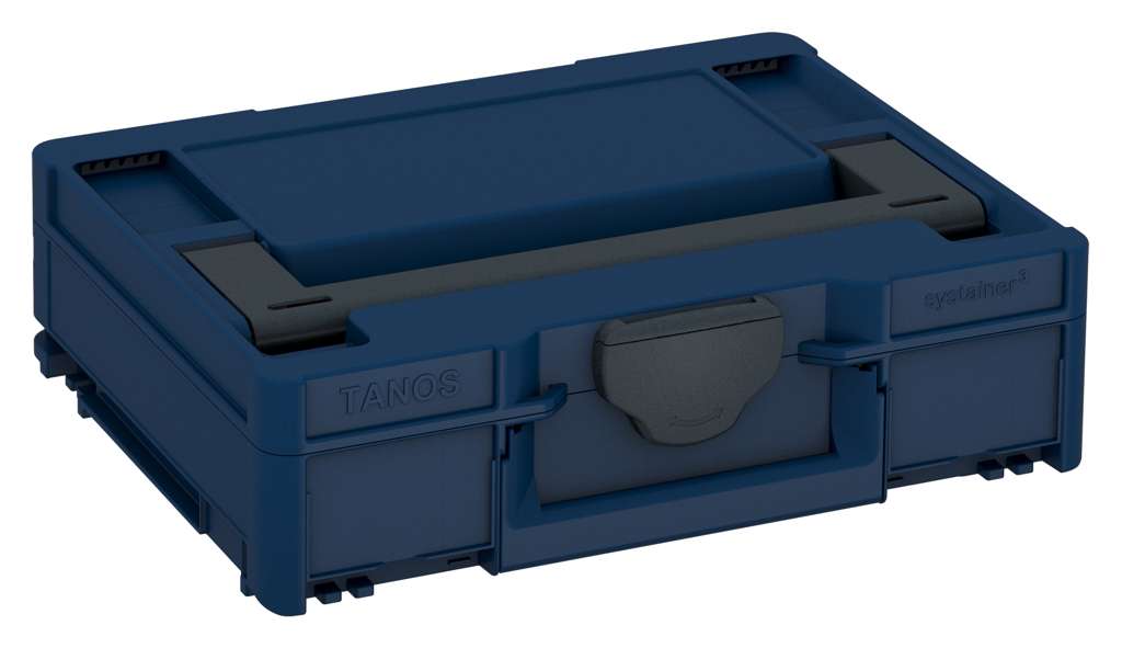 Systainer³ M 112, Sapphire Blue with Anthracite lid handle and Anthracite catches