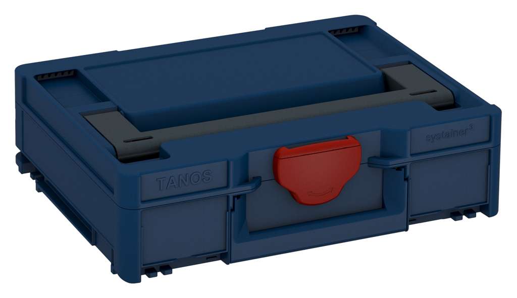 Systainer³ M 112, Sapphire Blue with Anthracite lid handle and Carmine Red catches