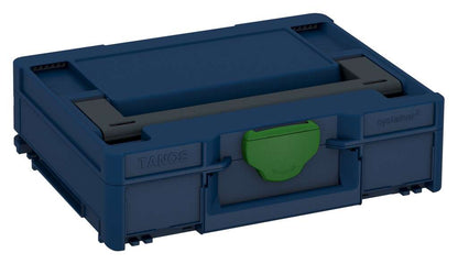 Systainer³ M 112, Sapphire Blue with Anthracite lid handle and Emerald Green catches