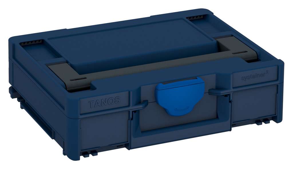 Systainer³ M 112, Sapphire Blue with Anthracite lid handle and Signal Blue catches