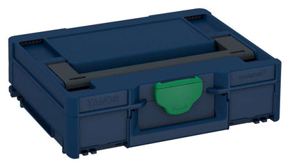 Systainer³ M 112, Sapphire Blue with Anthracite lid handle and Signal Green catches