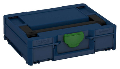 Systainer³ M 112, Sapphire Blue with Black lid handle and Emerald Green catches