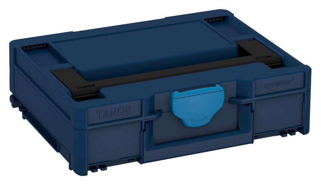 Systainer³ M 112, Sapphire Blue with Black lid handle and Sky Blue catches