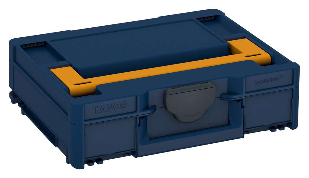 Systainer³ M 112, Sapphire Blue with Daffodil Yellow lid handle and Anthracite catches