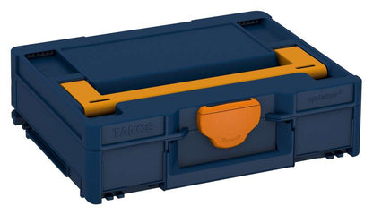 Systainer³ M 112, Sapphire Blue with Daffodil Yellow lid handle and Deep Orange catches