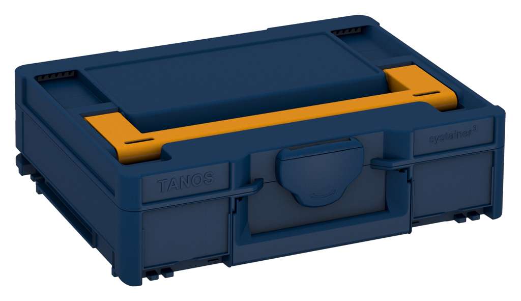Systainer³ M 112, Sapphire Blue with Daffodil Yellow lid handle