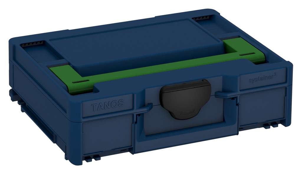 Systainer³ M 112, Sapphire Blue with Emerald Green lid handle and Black catches