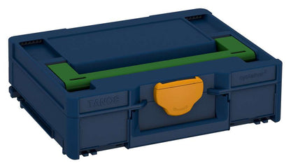 Systainer³ M 112, Sapphire Blue with Emerald Green lid handle and Daffodil Yellow catches