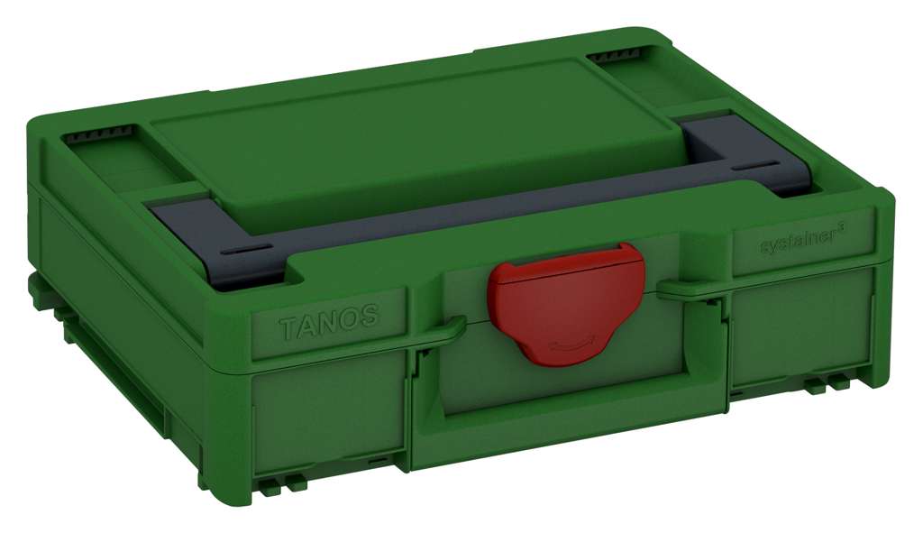Systainer³ M 112, Emerald Green with Anthracite lid handle and Carmine Red catches