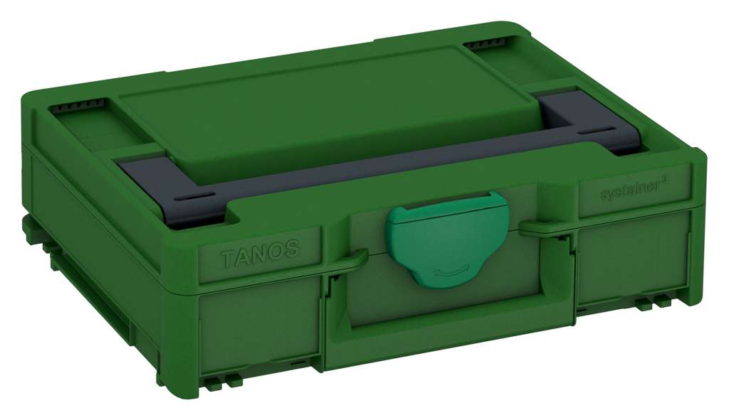 Systainer³ M 112, Emerald Green with Anthracite lid handle and Signal Green catches