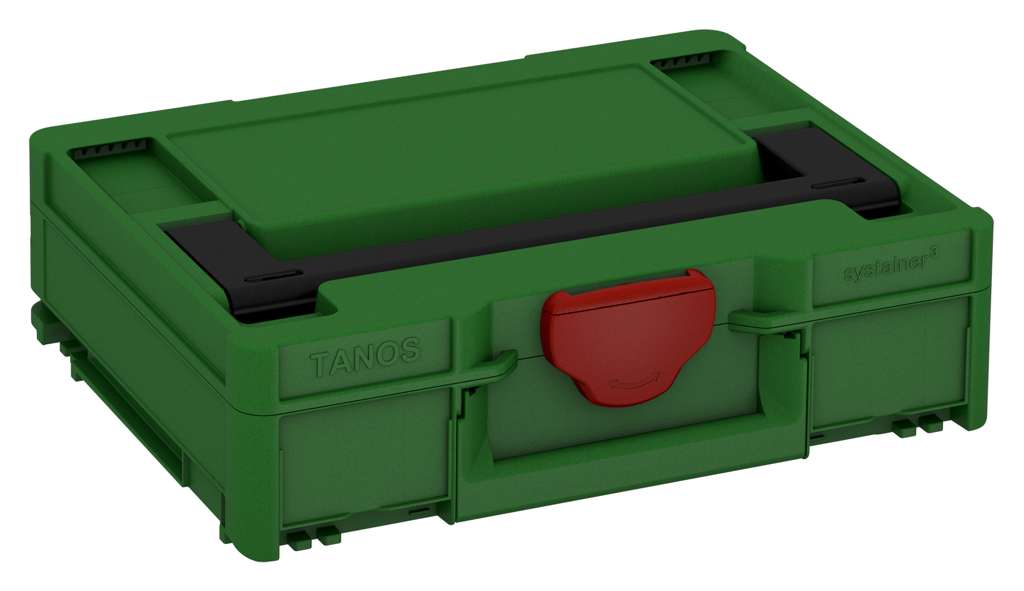 Systainer³ M 112, Emerald Green with Black lid handle and Carmine Red catches