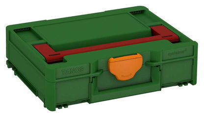 Systainer³ M 112, Emerald Green with Carmine Red lid handle and Deep Orange catches