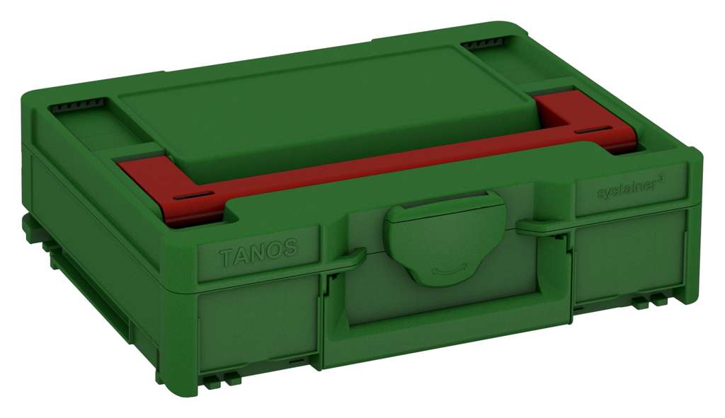 Systainer³ M 112, Emerald Green with Carmine Red lid handle