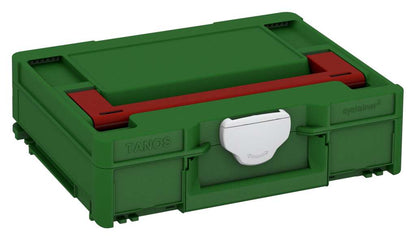 Systainer³ M 112, Emerald Green with Carmine Red lid handle and Light Grey catches