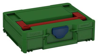 Systainer³ M 112, Emerald Green with Carmine Red lid handle and Sapphire Blue catches