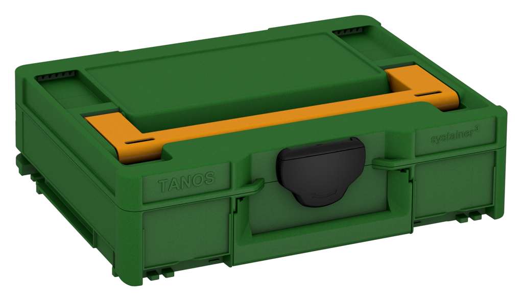 Systainer³ M 112, Emerald Green with Daffodil Yellow lid handle and Black catches