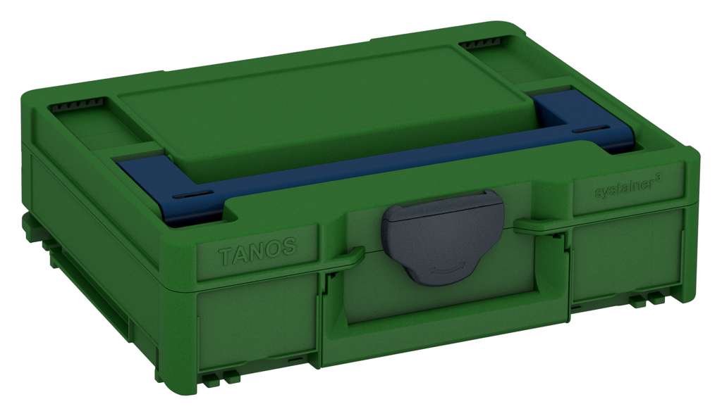 Systainer³ M 112, Emerald Green with Sapphire Blue lid handle and Anthracite catches