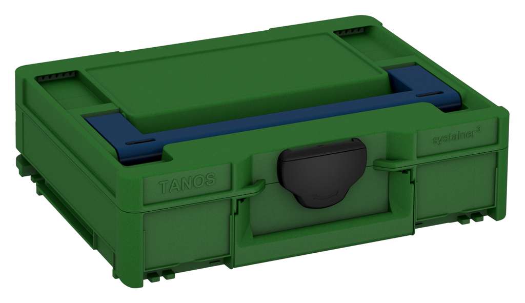 Systainer³ M 112, Emerald Green with Sapphire Blue lid handle and Black catches