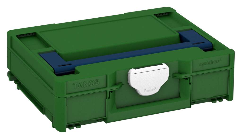 Systainer³ M 112, Emerald Green with Sapphire Blue lid handle and White catches