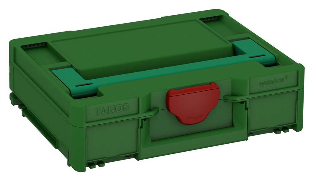 Systainer³ M 112, Emerald Green with Signal Green lid handle and Carmine Red catches