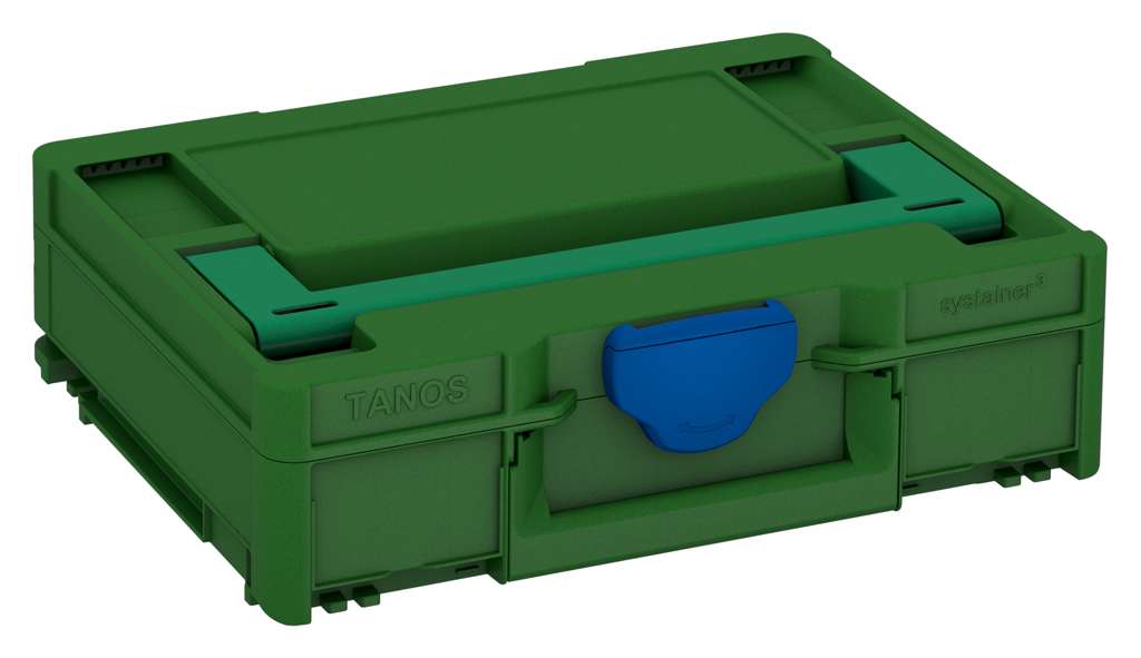 Systainer³ M 112, Emerald Green with Signal Green lid handle and Signal Blue catches