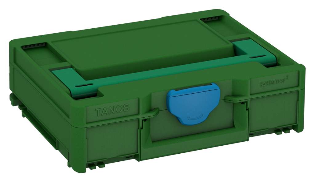 Systainer³ M 112, Emerald Green with Signal Green lid handle and Sky Blue catches
