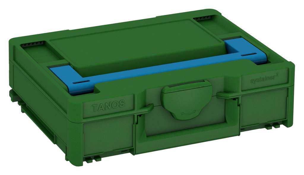 Systainer³ M 112, Emerald Green with Sky Blue lid handle