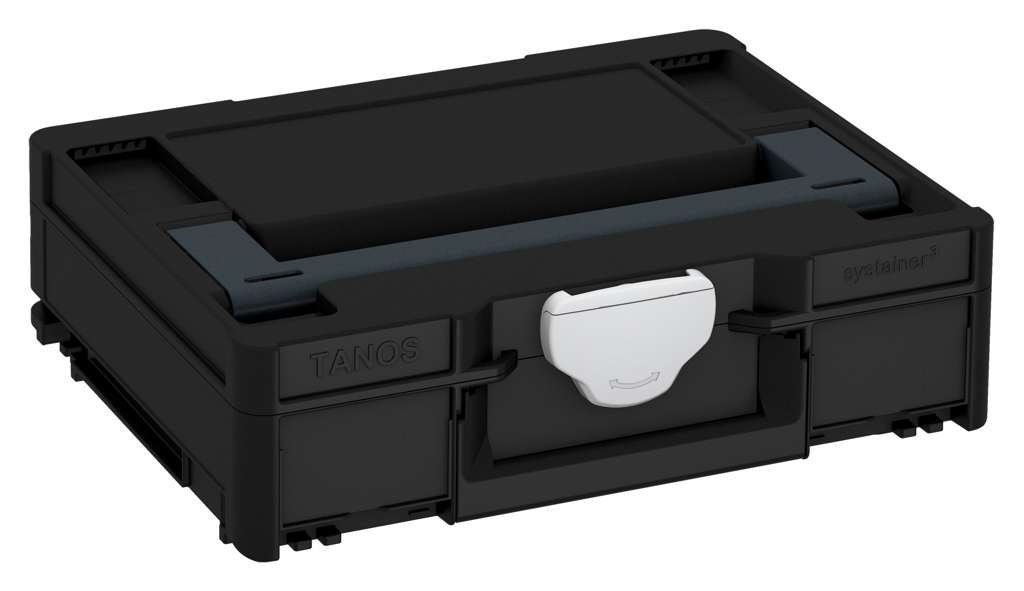 Systainer³ M 112, Black with Anthracite lid handle and Light Grey catches