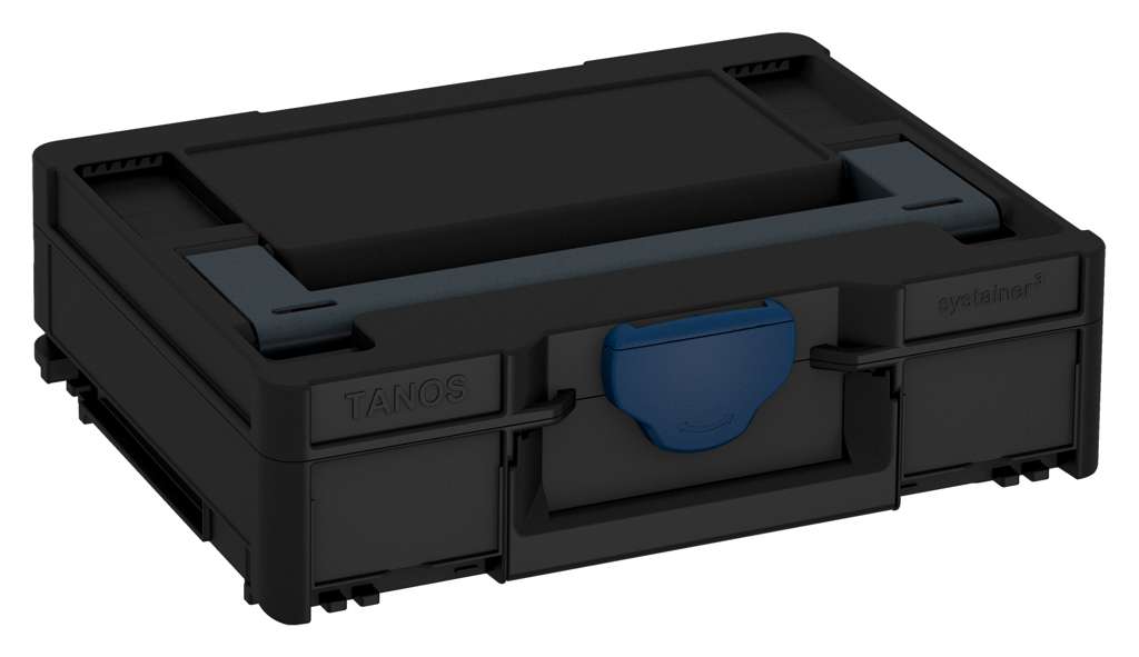Systainer³ M 112, Black with Anthracite lid handle and Sapphire Blue catches