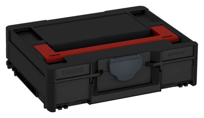 Systainer³ M 112, Black with Carmine Red lid handle and Anthracite catches