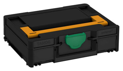 Systainer³ M 112, Black with Daffodil Yellow lid handle and Signal Green catches